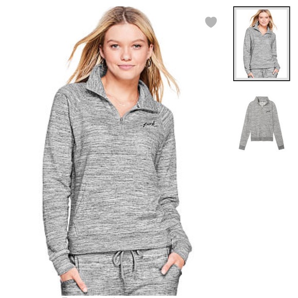 PINK Victoria's Secret Jackets & Blazers - NIP VS PINK PERFECT QUARTER ZIP